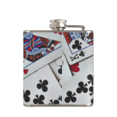 Spielkarten Poker Games Queen King Flachmann (Rückseite)