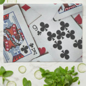 Spielkarten Poker Games Queen King Geschirrtuch (Gefaltet)