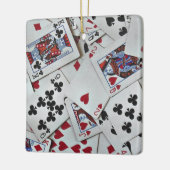 Spielkarten Poker Games Queen King Keramikornament (Links)