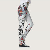 Spielkarten Poker Games Queen King Leggings (Rechts)