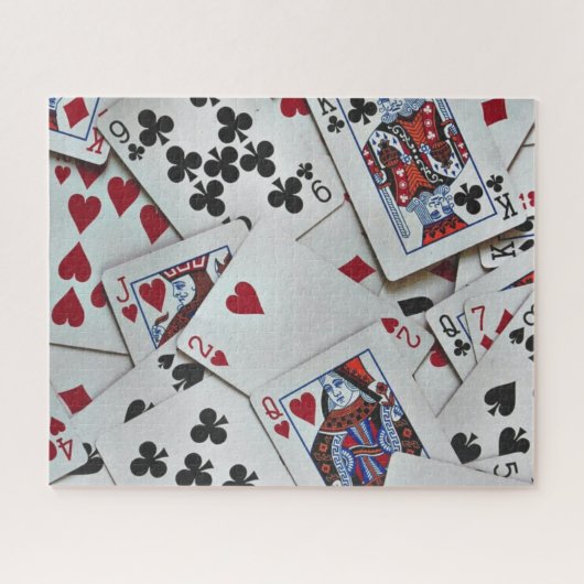 Spielkarten Poker Games Queen King Puzzle (Horizontal)