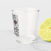 Spielkarten Poker Games Queen King Schnapsglas (Rechts)
