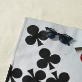 Spielkarten Poker Games Queen King Strandtuch (Beispiel)