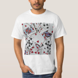Spielkarten Poker Games Queen King T-Shirt