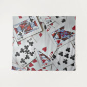 Spielkarten Poker Games Queen King Wandteppich (Vorderseite (Horizontal))