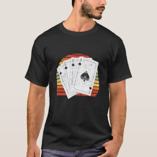 Spielkarten-Poker spielen Karten spielen Spielkart T-Shirt