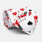 Spielkarten Polker Hand Game Casino Black Red Krawatte (Gerollt)