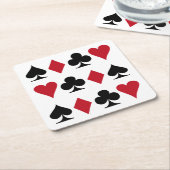 Spielkarten Rechteckiger Pappuntersetzer (angewinkelt)