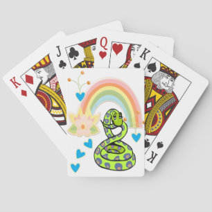 Spielkarten-Schlangeregenbogen Spielkarten
