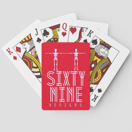 Spielkarten "SIXTY NINE DESIGNS" (Rückseite)