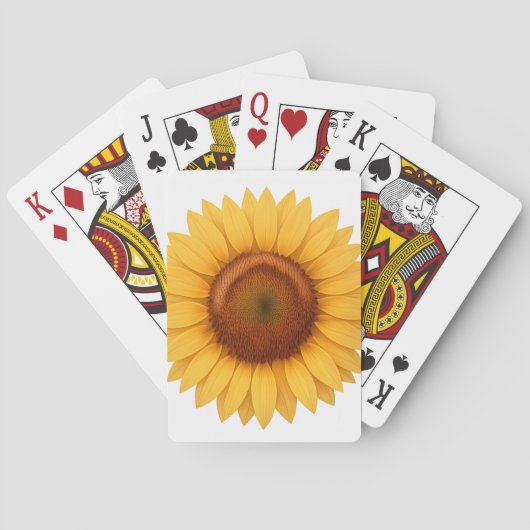 Spielkarten - Sonnenblume (Rückseite)