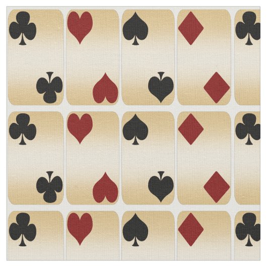 Spielkarten Stoff (Nahaufnahme)