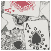 Spielkarten Stoff (Nahaufnahme)