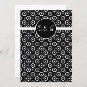 Spielkarten , vegas wedelmongram Einladungen