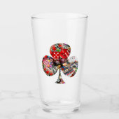 Spielkartengestalt * Gamblers Freude Glas (Vorderseite)