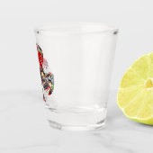 Spielkartengestalt * Gamblers Freude Schnapsglas (Rechts)