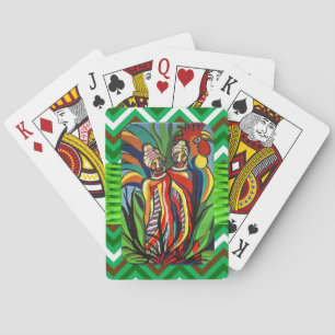 Spielkartenspiel Afrikanische Frauen Papagei Spielkarten