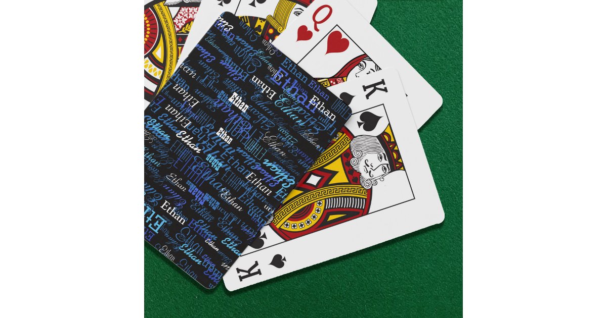  Foto zu Spielkartenspiel mit eigenem Namen erstellen Spielkarten 