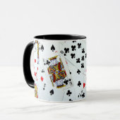 Spielkartespiele Tasse (Vorderseite Links)