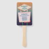 Spielkasino Hochzeit Hand Fan Las Vegas Fächer (Rückseite)