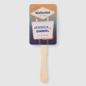 Spielkasino Hochzeit Hand Fan Las Vegas Fächer (Vorderseite)