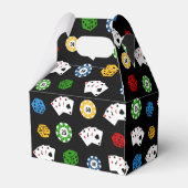 Spielkasino-Muster-Gastgeschenk Geschenkschachtel (Rückseite)