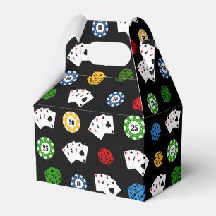 Spielkasino-Muster-Gastgeschenk Geschenkschachtel