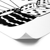 Spielkasino Poker Wine tasting in der Fattoria Mon Poster (Ecke)