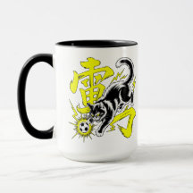 Spielkatze-Donner-Tasse - Perfekt für Fußballfans