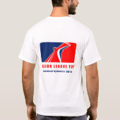 Spielklasse-Spaß - Fronten-u. Rückseiten-Druck T-Shirt (Rückseite)