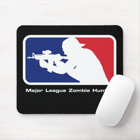 Spielklasse-Zombie-Jäger - tireur - Mausunterlage Mousepad (Mit Mouse)