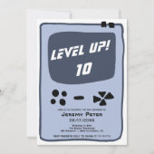 Spielkonsole für bis zu 10 Kinder zum Geburtstag Einladung (Vorderseite)