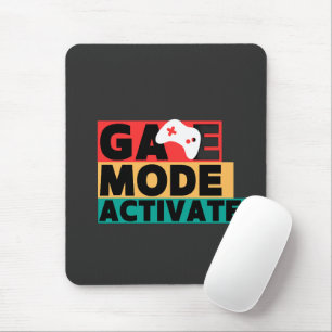 Spielmodus aktiviert Gamer-Controller-Kunst Mousepad