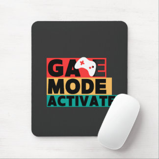 Spielmodus aktiviert Gamer-Controller-Kunst Mousepad