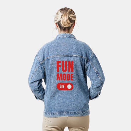 Spielmodus aktiviert jeansjacke (Modell)