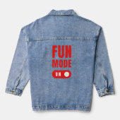 Spielmodus aktiviert jeansjacke (Rückseite)