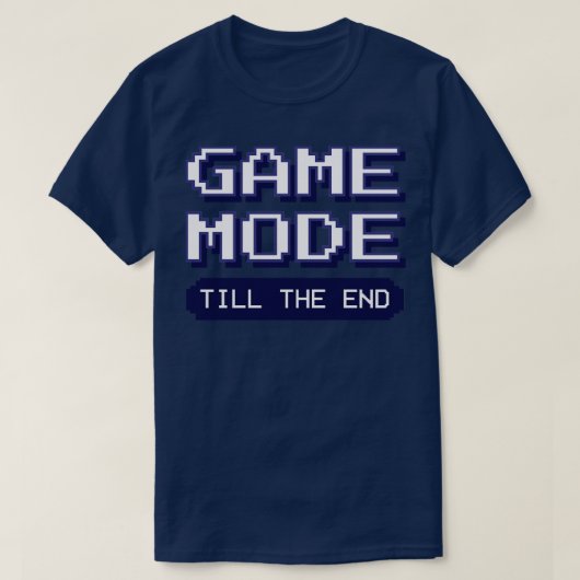 Spielmodus bis Spielen über Hardcore Gamer-Videosp T-Shirt (Design vorne)
