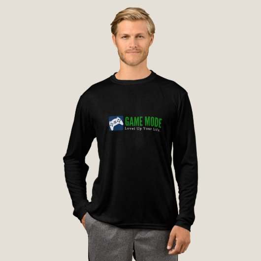 Spielmodus Tri-Blend Shirt (Volle Vorderseite)