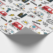 Spielmuster für Kinder Geschenkpapier (Ecke)