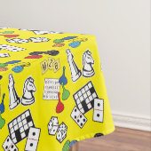 Spielnacht, Brettspiele und Word-Puzzles Tischdecke (Beispiel)