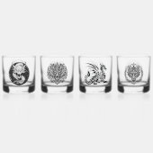 Spielnacht Unique Dragons 4 Text personalisieren Whiskyglas (Hinten)