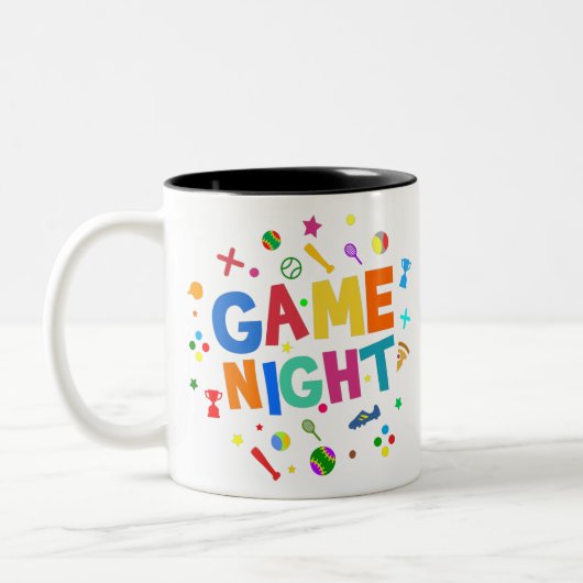 SPIELNACHT ZWEIFARBIGE TASSE (Links)