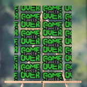 Spielover, Level Up: Retro Pixel Sandbox Adventure Acrylschild (Neutral)