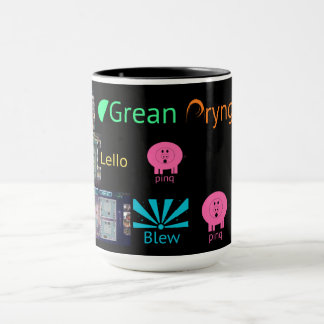 Spielplan für Syntheseteams mit Logos-Cup Tasse
