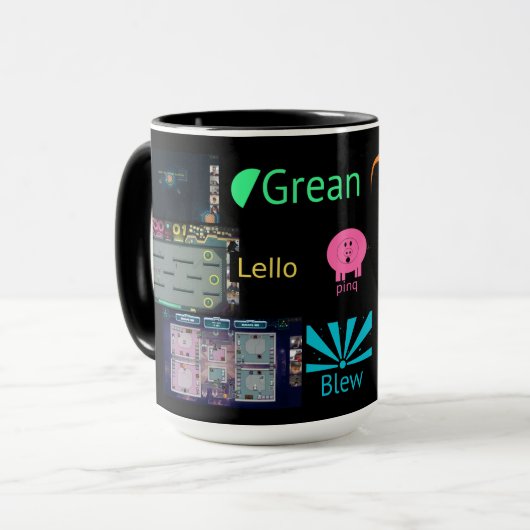 Spielplan für Syntheseteams mit Logos-Cup Tasse (Vorderseite Links)