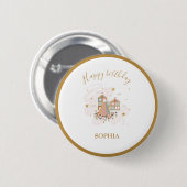 Spielplatz-Adventure-Party Button (Vorne & Hinten)