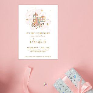 Spielplatz-Adventure-Party Einladung