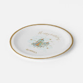 Spielplatz-Adventure-Party Pappteller (Schrägansicht)