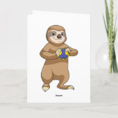 Spielplatz als Handballspieler mit Handball Karte (Rückseite)