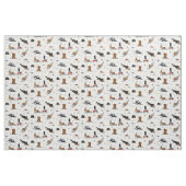 Spielplatz Cavalier CKCS Spaniels Weiß Stoff (Fat Quarter (45,7 x 55,9 cm))